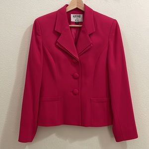 Vintage Kasper for A.S.L. Blazer - Hot Pink